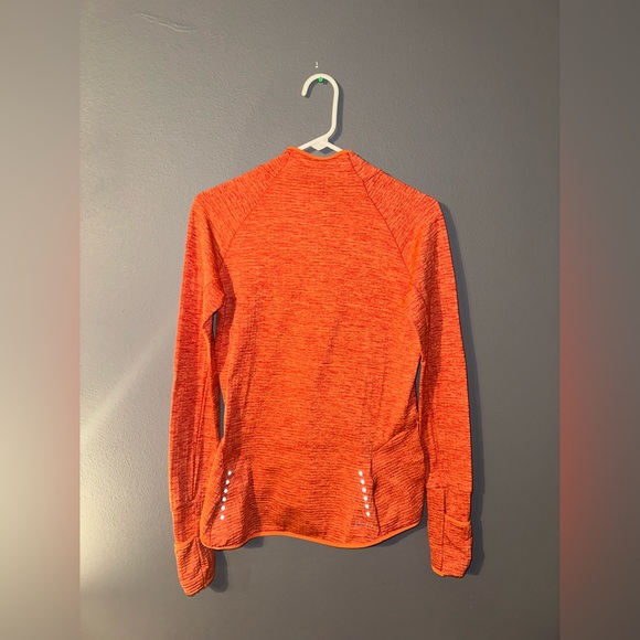 Women’s Nike Element Sphere Half Zip Thermal Pullover Small Orange Red - Picture 2 of 4